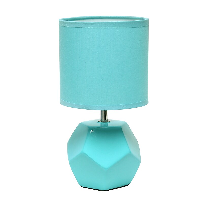 Simple Designs 10.24" LED Table Lamp, Blue (LT2065-BLU) image 1