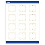 Avery Gold-White Christmas Trees Matte Blank Card, White, 120/Pack (S00-FE1)~#|#~4340CD8E-2361-470C-9109ECA0BDC6AA47_sc7
