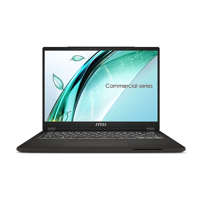 MSI Commercial Series 14" Laptop, Intel Core i5, 2.1 Ghz, 16GB RAM, 512GB SSD, Windows 11 Pro image 1