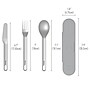 bentgo Assorted Travel Utensil Set (BGSSUT-Y)~#|#~43447583-816B-44B6-BA29F91A497B88FA_sc7
