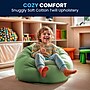 Flash Furniture Cotton Twill Bean Bag Chair, Green (DGBEANSMSLDGN)~#|#~4347946C-C19A-46A7-81E52E69C442A176_sc7