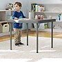 Flash Furniture Paige Square Kid's Folding Table, 24" x 24", Granite Gray (RB2424KIDGY)~#|#~4347EAAC-B3CA-47C8-B24BCCED3DE2F0D5_sc7