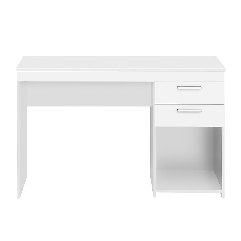 Techni Mobili 48" Writing Desk, White (RTA-913D-WHT) image 1