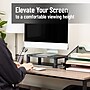 Mind Reader Monitor Stand, Height Adjustable Monitor Stand, Up to 19" Monitors, Black, 2/Pack (2SMPLMON-BLK)~#|#~43507ADE-E488-4531-BEB8350CE44D6DA2_sc7