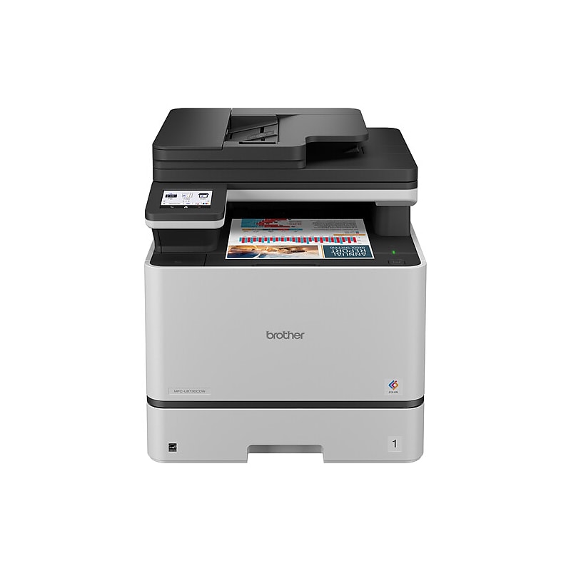 Brother MFC-L8730CDW Wireless Color All-In-One Laser Printer, Best for Business Office image 1