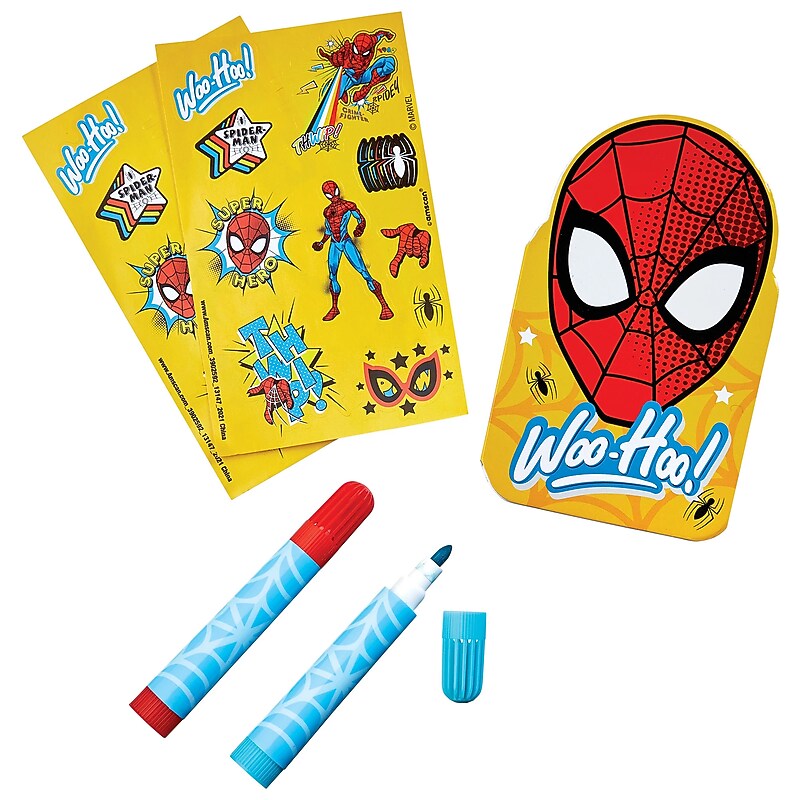 Party City Spider-Man Stationery Set, 5 Pieces/Set (AM3902592-NS) image 1