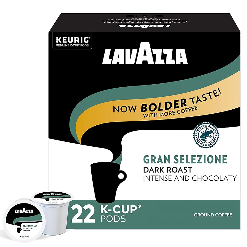 Lavazza Gran Selezione Coffee Keurig® K-Cup® Pods, Dark Roast, 22/Box (6006) image 1