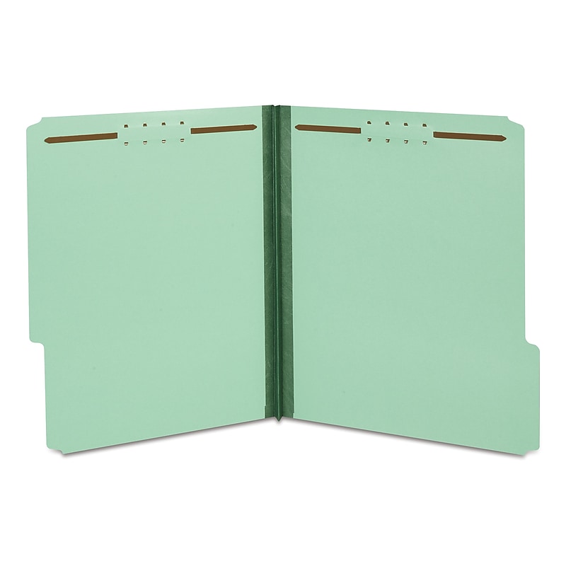 Staples® Classification Folder, 1" Expansion, Letter Size, Light Green, 25/Box (ST18346/TR18346) image 1
