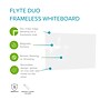Ghent Flyte Duo Double-Sided Magnetic Steel Dry-Erase Whiteboard, 4' x 10', Two Piece (FLYD-410-GM-WH-2P)~#|#~435E0EDA-8FDC-49C2-A069F0E4F461455A_sc7