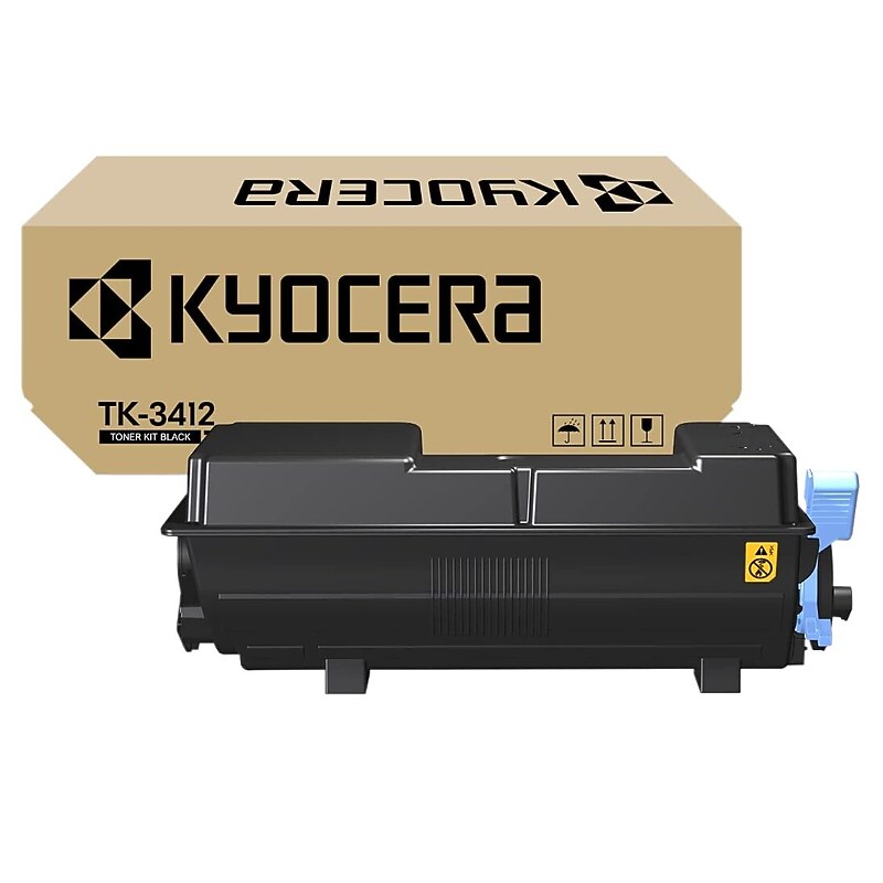 Kyocera TK-3412 Black Standard Yield Toner Cartridge (KYOTK3412) image 1