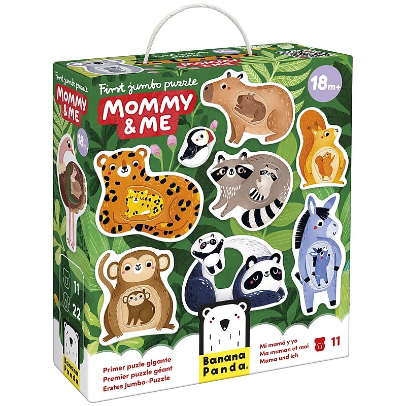 Banana Panda Mommy & Me First Jumbo Puzzle, 2/Set (BPN49346) image 1