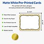 Avery Rectangle Rounded Corners Matte Blank Card, White, 20/Pack (19479370983)~#|#~436669FC-2A26-4FE9-BE178B2760709527_sc7