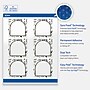Avery Square Laser/Inkjet Multipurpose Labels, 3" x 3", White, 60/Pack (19479371008)~#|#~4366CB1B-EE80-464A-B807F1199CD44539_sc7