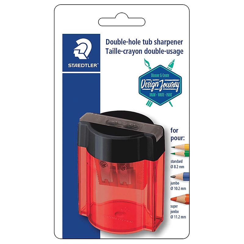 Staedtler Manual Pencil Sharpener, Assorted Colors (512300BKA6) image 1