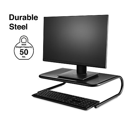 Staples Large Steel Monitor Stand – Desktop Riser for Monitors, Laptops & Office Workstations Sansujyuku sansujyuku.com