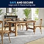 Flash Furniture Pine Wood Folding Farm Table, 40"D x 84"W, Antique Rustic (XAF84X40)~#|#~4374E773-0F06-4619-AF985C9F64823051_sc7