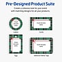 Avery Rectangle Multipurpose Labels, 2" x 3", White, 80/Pack (19479370407)~#|#~437619ED-8F3D-48BF-B499514536426FA6_sc7
