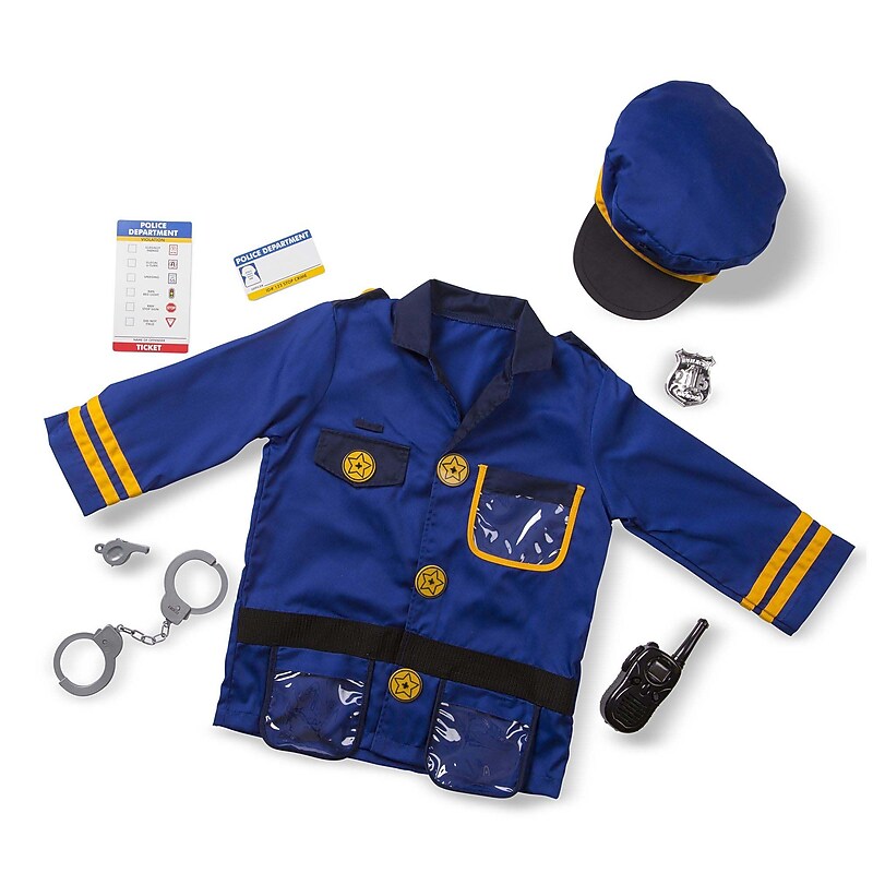Melissa & Doug Police Officer Role Play Costume Set (LCI4835) image 1