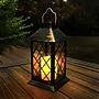 Lavish Home Solar-Powered Lantern, Antique Bronze (72-LNTN-4)~#|#~43765826-9AA5-45FA-B8A071EB0B2B9136_sc7