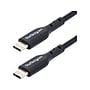 StarTech USB-C to USB-C Charging Cable, 6 ft., Black (USB2CC2MNC)~#|#~4377F95D-958E-42DC-9D384EEAB642B8B5_sc7