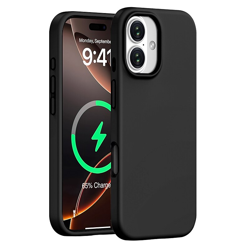 SaharaCase Venture Series MagSafe Compatible Phone Case for iPhone 17, Shock Absorbing, Scorpion Black (CP00917) image 1