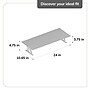 Anji Mountain Acacia Wood Monitor Stand, Up to 32" Monitor, Natural (MS-MNG-02MNG)~#|#~43838E65-5B53-4272-863406D8DB811FFD_sc7