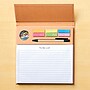 Baudville Welcome to the Team Memo Pad, 8.75" x 6", Narrow Ruled, 100 Sheets/Pad, 2 Pads/Pack (1393296P231)~#|#~43840BCF-1AE7-4650-B0B6F21BE16B891B_sc7