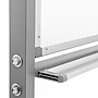 Luxor Double Sided Magnetic Porcelain Mobile Dry-Erase Whiteboard Easel, Aluminum Frame, 30"W x 40"H (DEMW001)~#|#~43843A65-88CE-4243-AB5B1A239034CA22_sc7