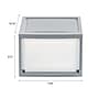 Iris Storage Drawer, Gray/Translucent White, 4/Pack (500161)~#|#~4384BE35-D387-43CC-AED65442C3828CAF_sc7