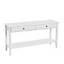 Storied Home Pleasantville Console Table, White (EC1085)~#|#~43868E00-A110-44D5-8059A56D10176D4D_sc7
