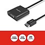 Staples TECH HDMI to VGA Audio/Video Adapter, Male to Female, Black (ST62356)~#|#~43871CF6-5BAA-48BB-A64422F95D8258DE_sc7