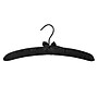 Nahanco 15" Satin Padded Boutique Hanger, Black, 6/Pack (806-25)~#|#~4387B7D3-EE97-4CF9-A173E0DEE7EA4FF3_sc7