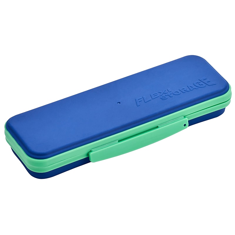 Bostitch Lockermate Flexi Storage Box, 9" x 3" x 9", Navy/Green (23122) image 1