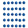 Nearly Natural Holiday Christmas Blue Shatterproof Ornament Set, 2.5", 30/Set (D1055-BL)~#|#~438E5CA5-852B-4D7F-99E1828352EC3823_sc7