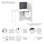 Bush Business Furniture Hustle 48"W Cubicle Workstation, White (HUCB248WH)~#|#~438F13B2-B048-4C76-A5CA0CBCD645DA1B_sc7