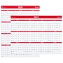 2025 Staples 15.69" x 12" Dry Erase Wall Calendar, Red/White (ST53905-24)~#|#~4391A03A-C686-42FE-B5345F4C6E7FDF1C_sc7