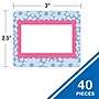 Carson Dellosa Education Retro Remix Adhesive School Name Tags, 3" x 2.5", 40/Pack, 6/Packs (CD-150093-6)~#|#~4394213D-CB6A-46E4-AC2C3B1D5D771901_sc7