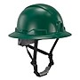 Ergodyne Skullerz 8963 PC-ABS Type II, Class E, 6-point Ratchet Suspension Full Brim Safety Helmet, Green (60545)~#|#~43964E8A-0770-41C6-8D9E6A66C2033175_sc7