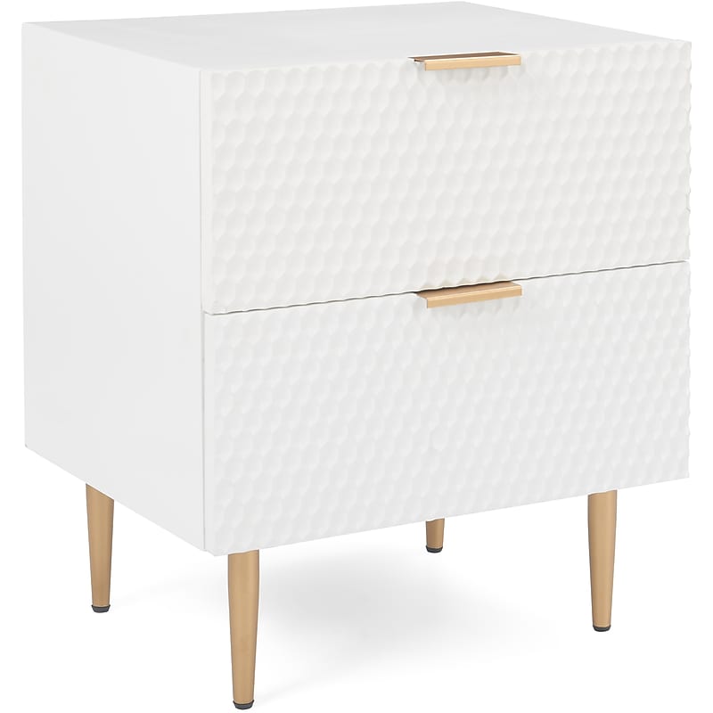 Adore Decor Jolie Side Table, White (FUST10081A) image 1