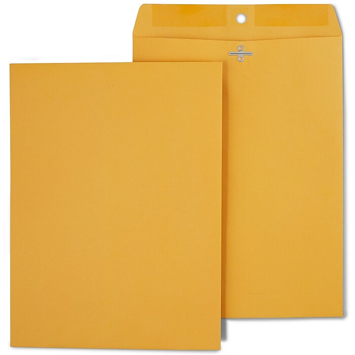 Staples Clasp Close Kraft Catalog Envelopes, 9