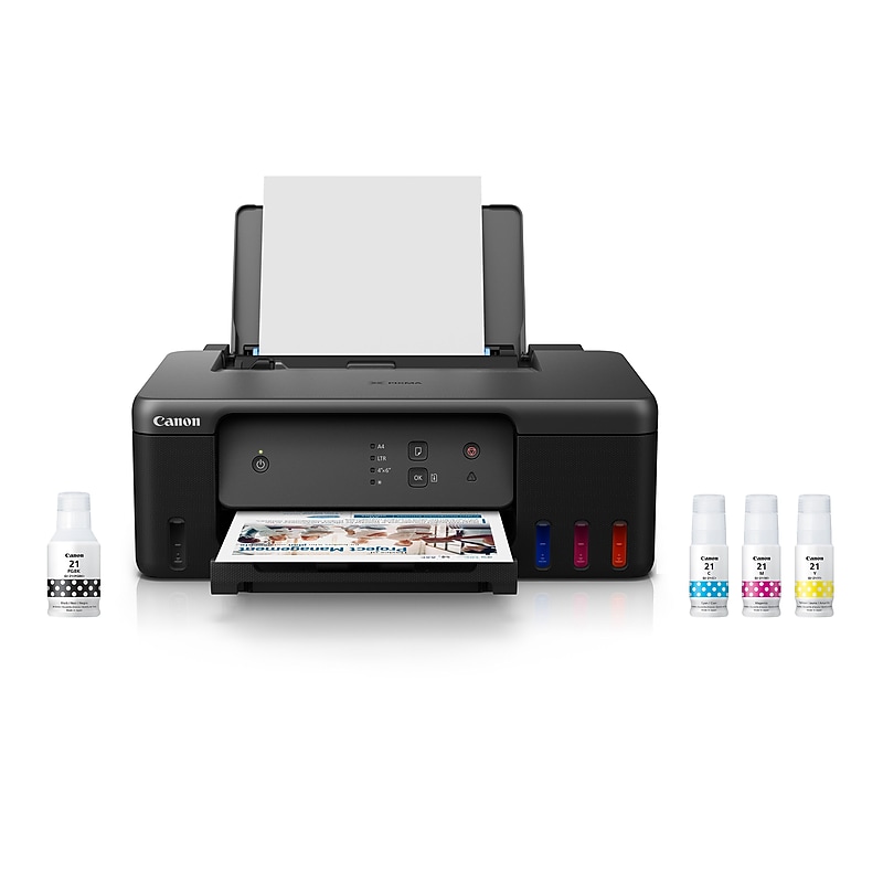 Canon PIXMA G1230 Color Inkjet Printer, Single-Function Supertank, Print (PIXMA G1230) image 1