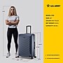 US Army FOX 28" Hardside Suitcase, 4-Wheeled Spinner, TSA Checkpoint Friendly, Navy Blue (USLFOX00L-BLU)~#|#~43AD5E65-04A0-4E04-99C9CB32F4926DF2_sc7