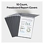 Smead Premium Pressboard 2-Prong Report Cover, Ledger Size, Black, 10/Box (81179)~#|#~43AEB437-A6FF-4CDD-84975BF77243107B_sc7