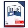 Staples 10% Recycled Smooth 2-Pocket Paper Presentation Folder, Dark Blue, 10/Pack (ST13377)~#|#~43B1AFD4-551D-4CC0-84185871D1ED2900_sc7