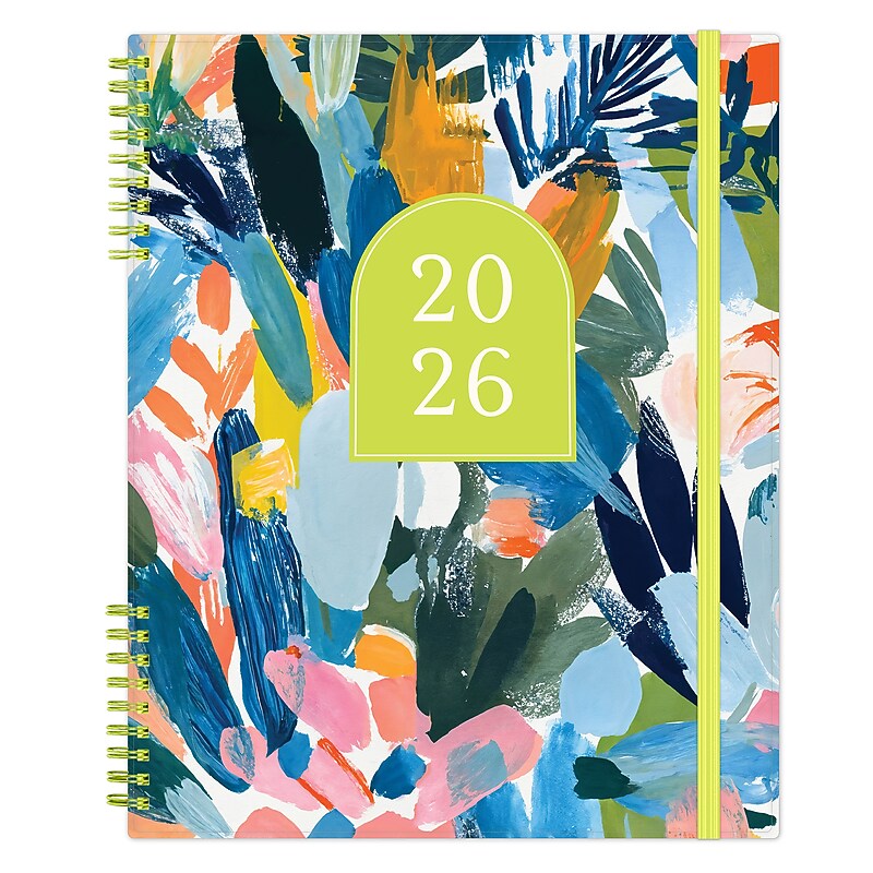 2026 Blue Sky Spicelle Split 11" x 8.5"  Weekly & Monthly Personal Organizer, Plastic Cover (154955) image 1