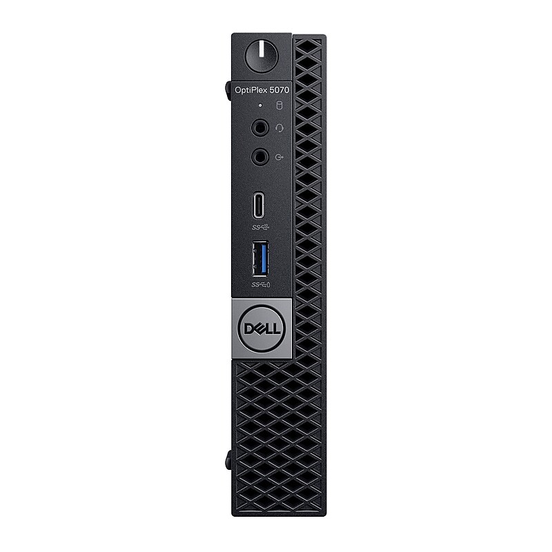 Dell OptiPlex 5070 Micro Refurbished Desktop Computer, Intel Core i7-9700T 2.0GHz, 16GB RAM, 512GB SSD, Windows 11 Pro image 1