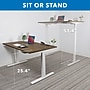 Mount-It! Ultimate Dual Motor 55"W Electric Rectangular Adjustable Standing Desk, Adrift/White (MI-18076)~#|#~43B8EB26-2DBF-491D-B5C5293373A892CC_sc7