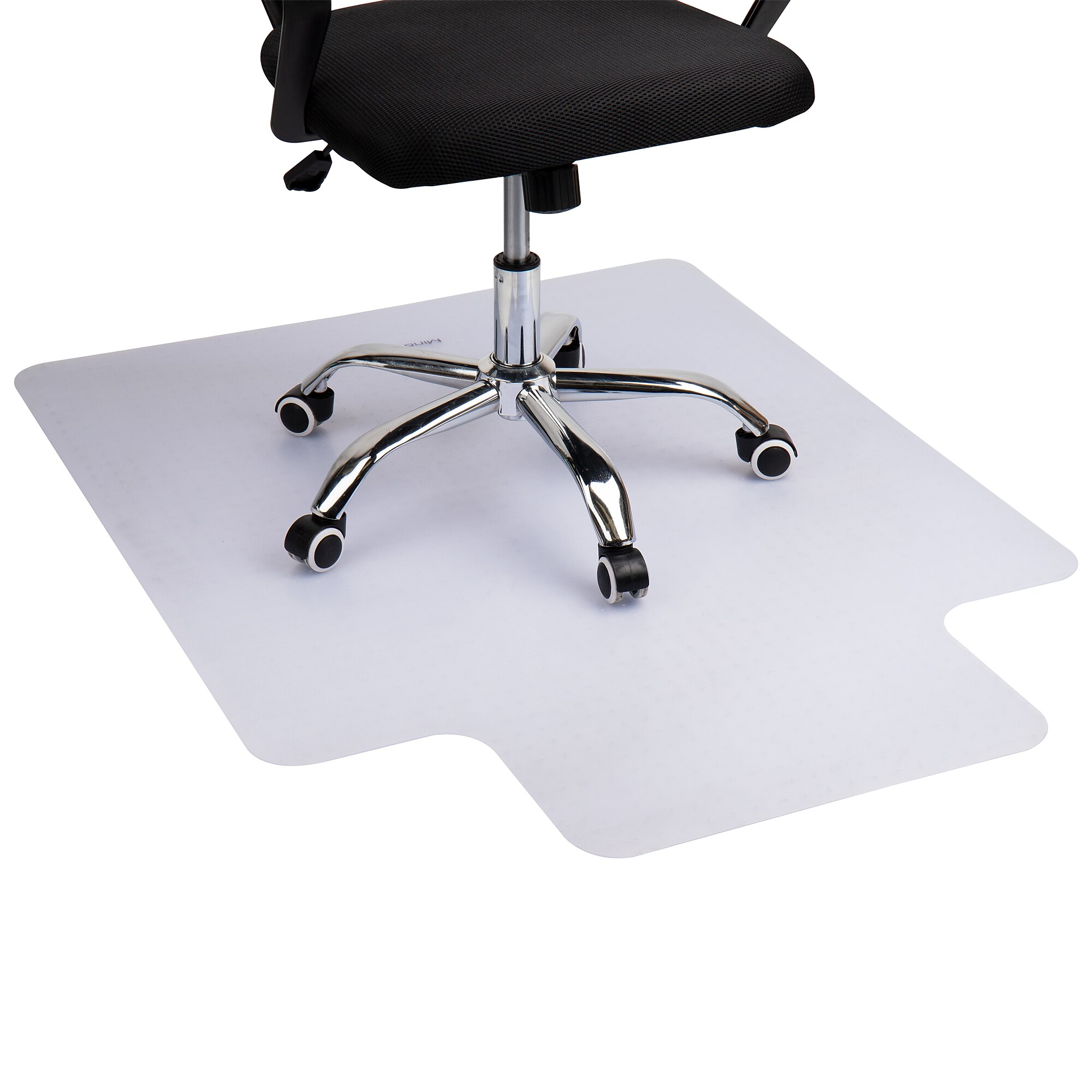 Mind Reader Carpet Chair Mat with Lip, 36″ x 48”, Low-Pile, Clear (OFFCMAT-CLR) Sansujyuku sansujyuku.com