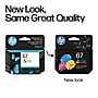 HP 67 Tri-Color Standard Yield Ink Cartridge, Prints Up to 100 Pages (3YM55AN#140)~#|#~43BBFF62-AE7D-425D-A31FB96C4F2871EA_sc7