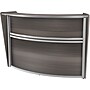 Regency Marque 72"W Curved Reception Desk Workstation, Driftwood Gray (77290GY)~#|#~43BE2602-D604-4DB3-A9AEC4F82F89B748_sc7